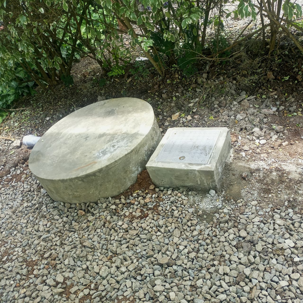 Completed treatment installation